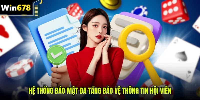 Hệ thống bảo mật đa tầng bảo vệ thông tin hội viên